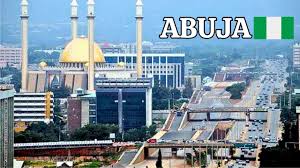 Abuja National Mosque and the Modern Capital Cityscape of Nigeria